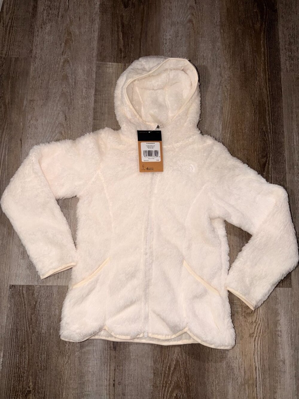 The North Face Girls Suave Oso Fleece Jacket Gardenia White M NWT $79 MSRP